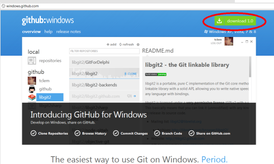 GitHub for Windows利用图文教程 中文_操作体系教程-零度空间