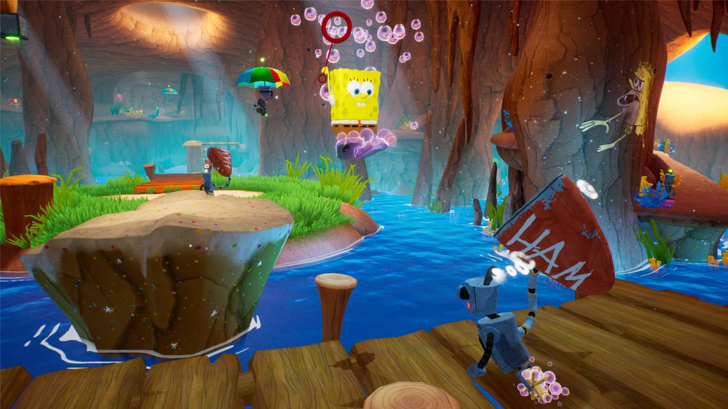 图片[2]-海绵宝宝：争霸比基尼海滩/海绵宝宝：比奇堡的冒进/SpongeBob SquarePants: Battle for Bikini Bottom-零度空间