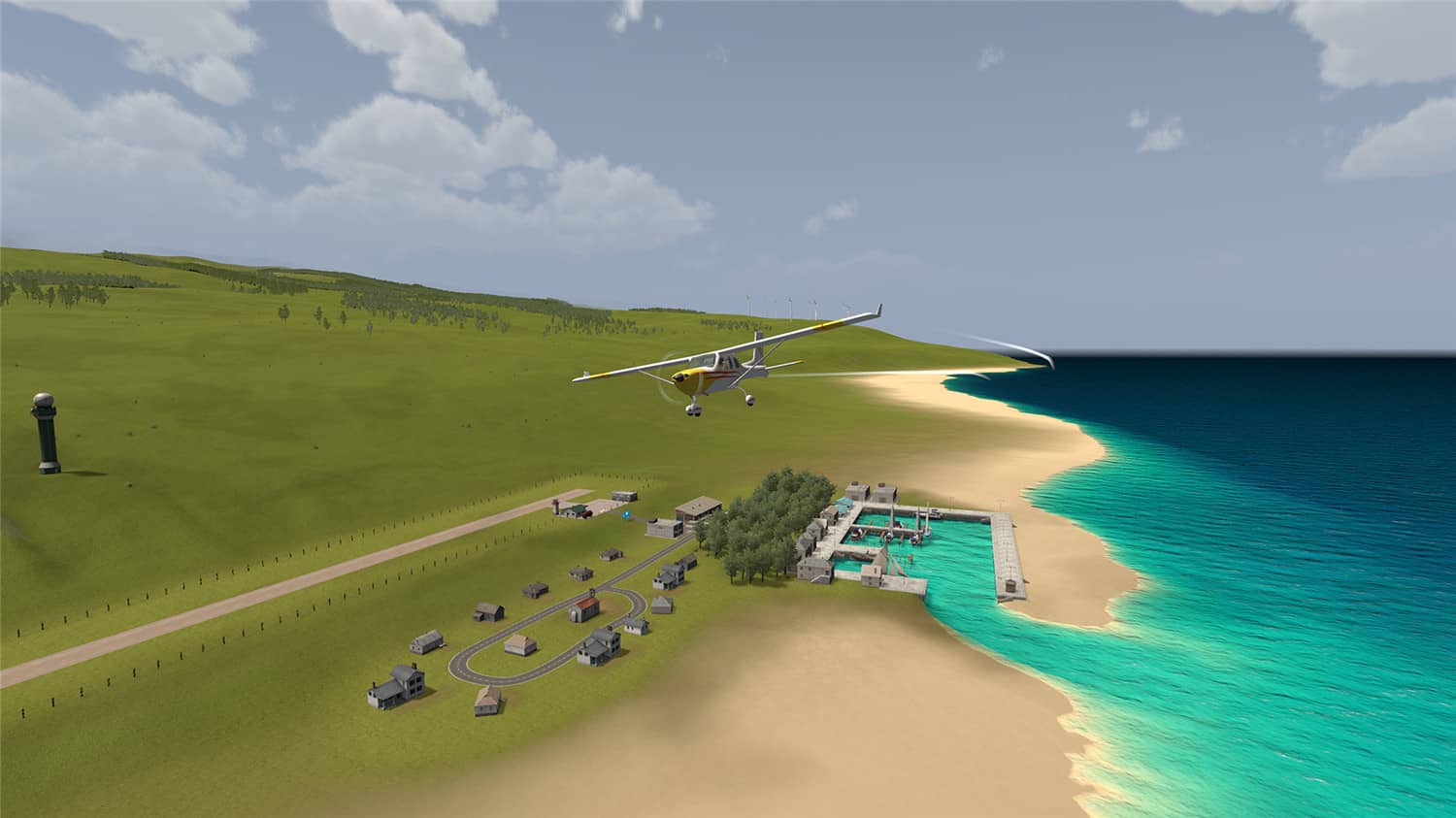 海岸线遨游飞翔模拟器/Coastline Flight Simulator-零度空间