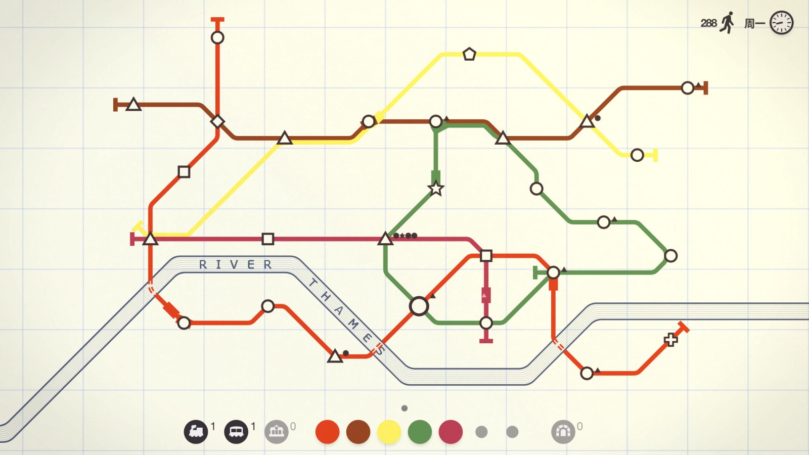 图片[2]-迷您地铁,模拟地铁,迷您都市,Mini Metro-零度空间