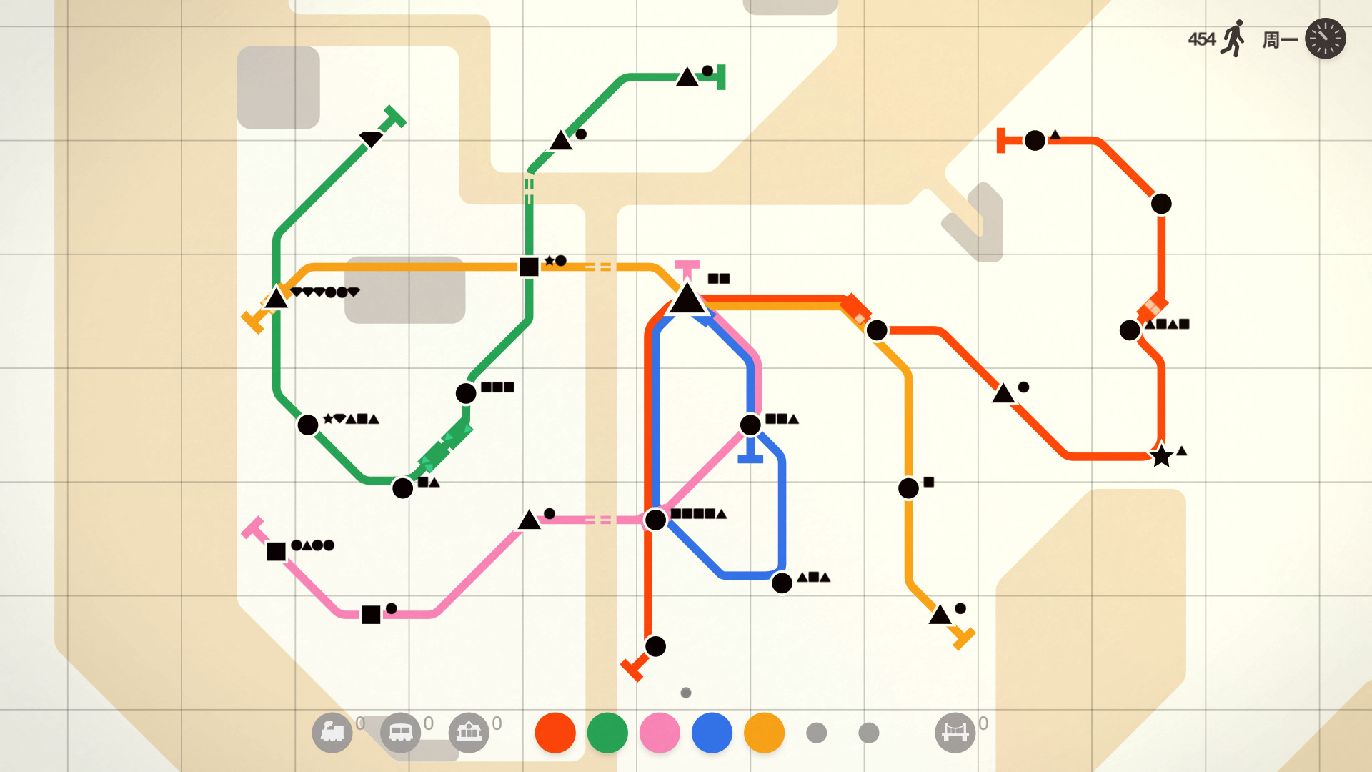 图片[3]-迷您地铁,模拟地铁,迷您都市,Mini Metro-零度空间